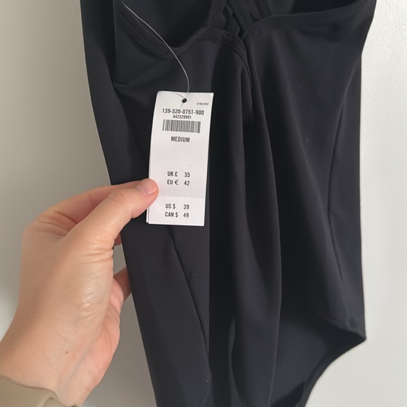 Abercrombie Black Racerback Bodysuit - Picture 5 of 5